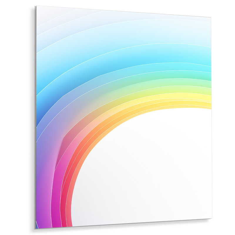 «Rainbow Whispering Spectrum I» sur métal, H 32 po x l 24 po