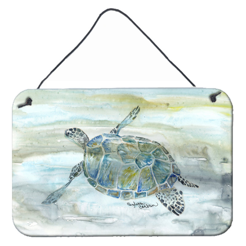 Watercolor Hanging Prints Wall Décor, Sea Turtle