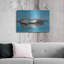 Art mural en métal Breakwater Bay, «Bateaux dans le port» par Max Maxx-862565759