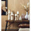 Brown Ecomix Pillar Tall Candle Holder – Sustainable Candle Stand For Elegant Lighting-4X4X10"