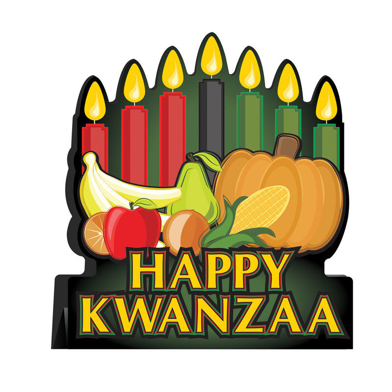Centre de table 3D Happy Kwanzaa