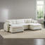 Canapé modulaire surdimensionné avec repose-pieds convertible-2128331095