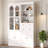Topmax 47.2X15.7X75inch Freestanding Buffet With Hutch-1614923163