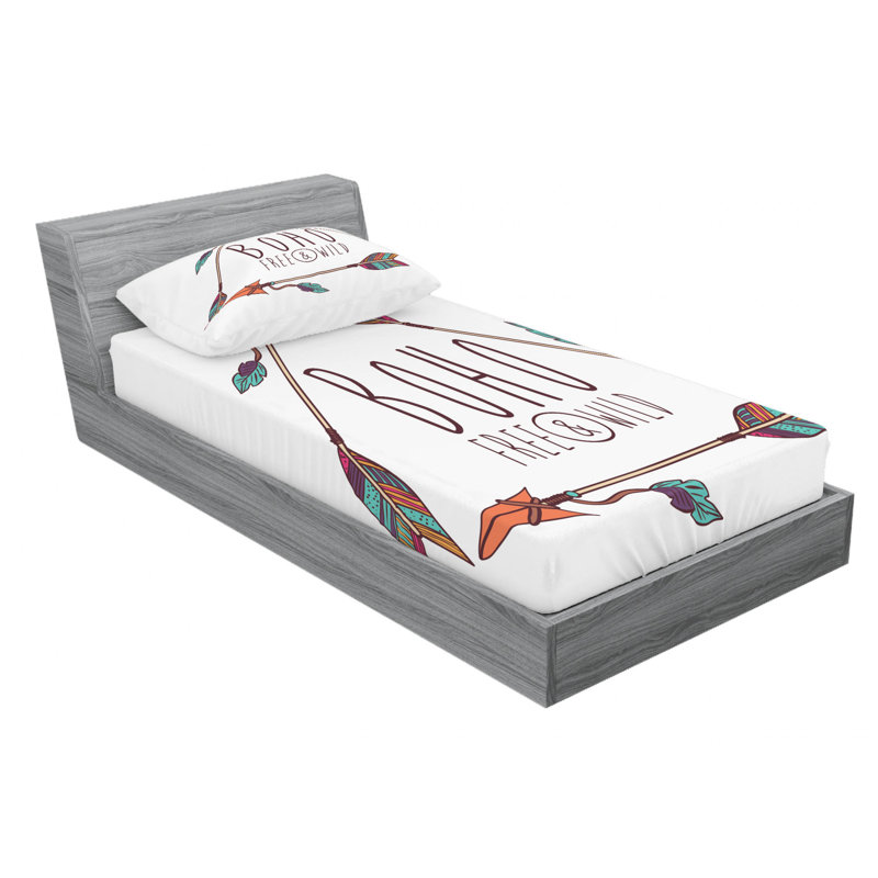 Microfiber Sheet Set, Twin XL Sheet Set with Fitted Sheet