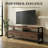 TV Stand, 60 Inch, Console, Media Entertainment Center, Storage Drawers, Living Room, Bedroom, Laminate Metal, Contemporary, Modern-1126938943-1138189387
