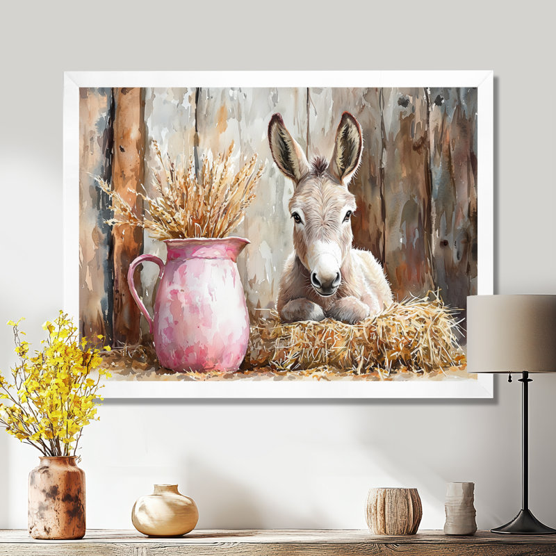 Dulsea - Animals Wall Art, Reproduction encadrée d'une seule photo, H 30 po x l 40 po, Blanc