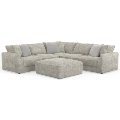 Dikili Upholstered L-Shaped Sectional Symmetrical