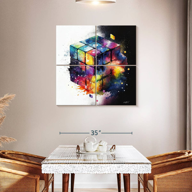 Senne Rubik, 38'' H x 38'' W