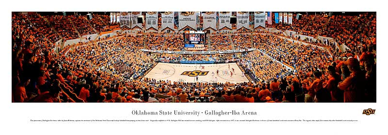 NCAA Basketball Photographic Print, Oklahoma State University