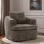 Fauteuil d'appoint pivotant à 360 ° avec coussins à deux couches-987740332