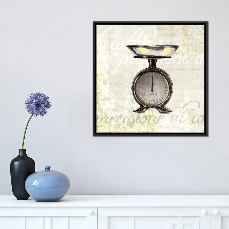 « cuisine help iii », reproduction d’impression sur toile tendue, H 18 po x l 18 po x P 1,5 po, Toile avec cadre noir