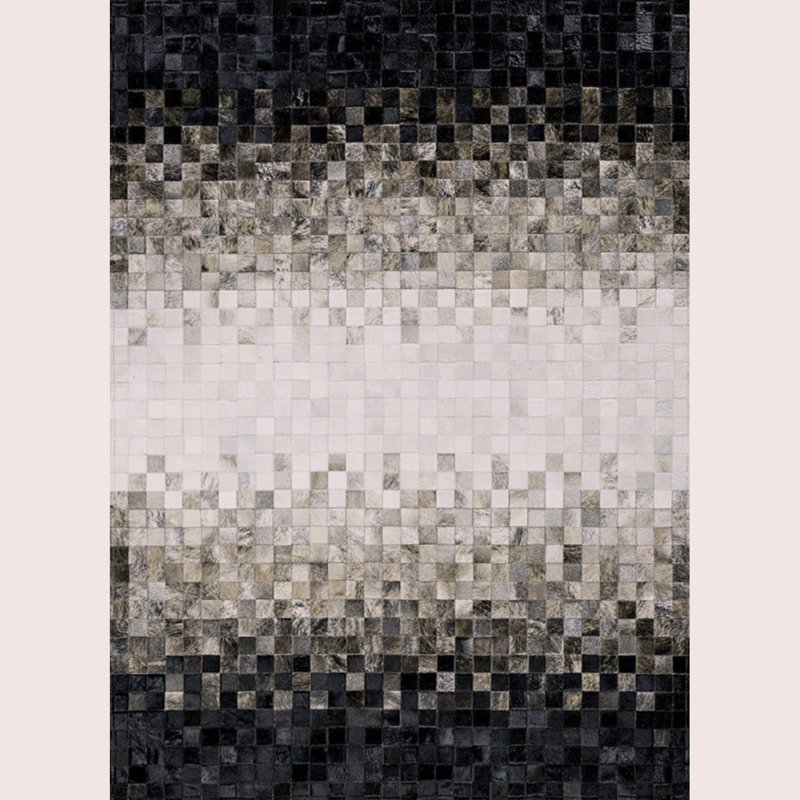 Verona Cowhide Geometric Area Rug, Rectangle 10' x 14'