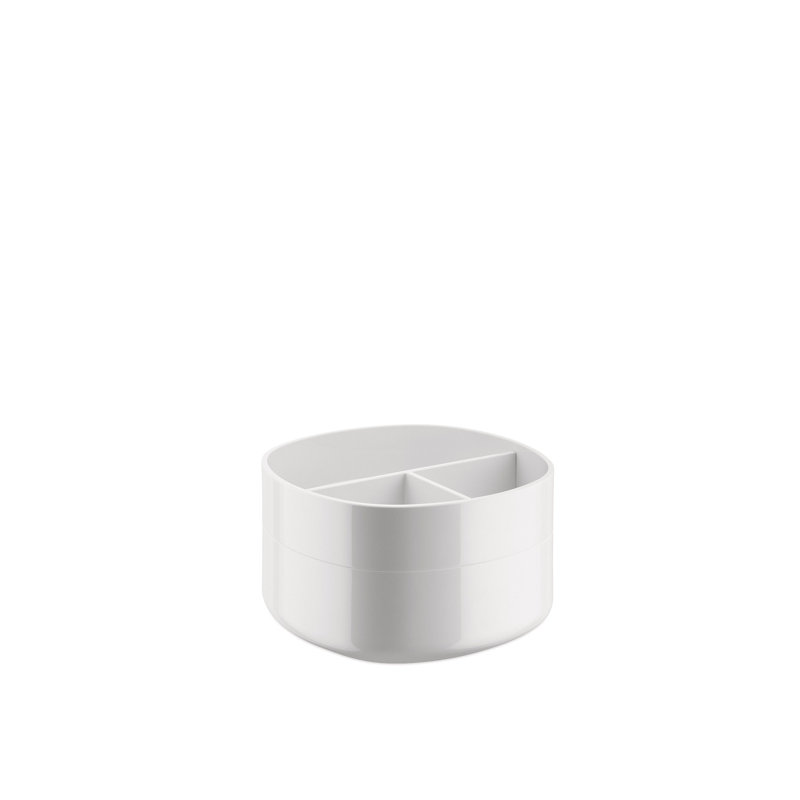 Birillo Bathroom Storage Container, White