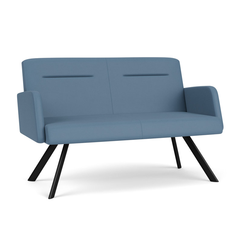 Causeuse Willow, Noir, Open House Quarry - bleu, Yes