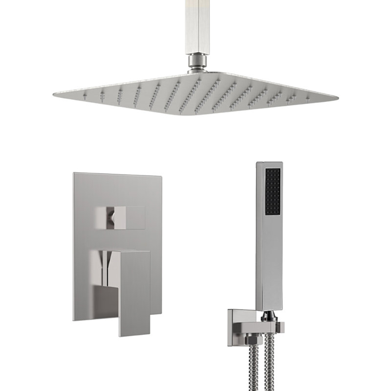 All-In-One Kit with Rough in-Valve, Brushed Nickel