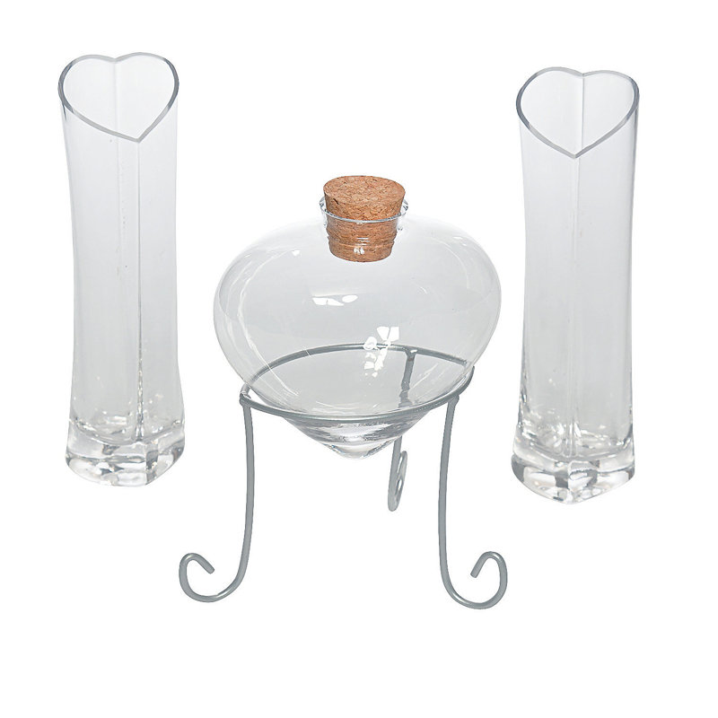 Glass Unity Candles And Sand