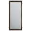 Azarious Wood Flat Wall Mirror