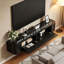 Unfinished TV Stand for TVs up to 60" with Fireplace Included