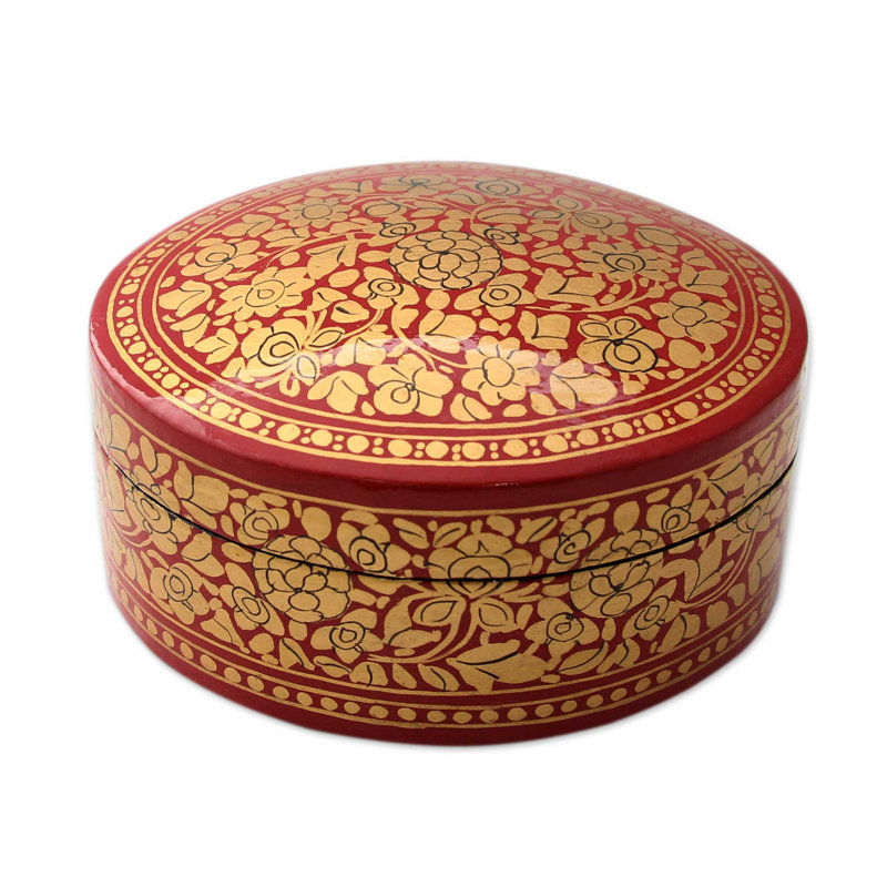 Puzzles décoratifs en papier ruby bouquet mache inde Craut