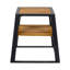 Table d'appoint d'extérieur à 2 niveaux avec tablette-133423601
