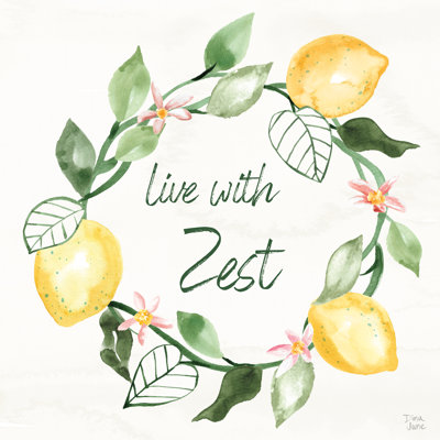 «Citron Traditions VII» par Dina June - impression sur toile tendue