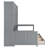 Wooden Daybed With Three Drawers,And All-In-One Cabinet,Desk And Shelves-1727623891-1727623890