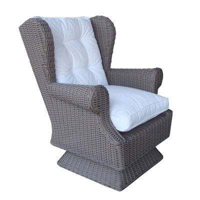 Palmyra Upholstered Swivel Armchair