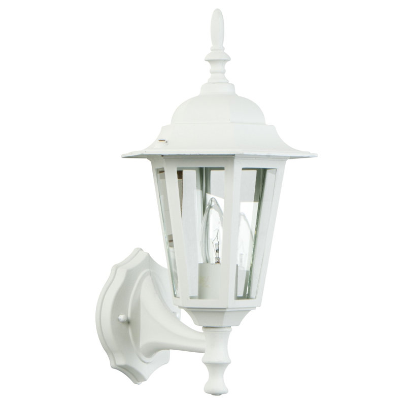 Cast Aluminum Wall Light, Matte White
