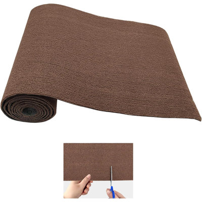 Trimmable Cat Scratching Post Carpet Covered 78.7”X15.8” Self-Adhesive Cat Tree Shelves Replacement Parts Mat Cat Scratcher For Cat Tree Shelves Steps Couch Furniture DIY Protector