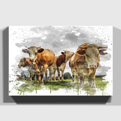 Cows in the Meadow - Wall Art