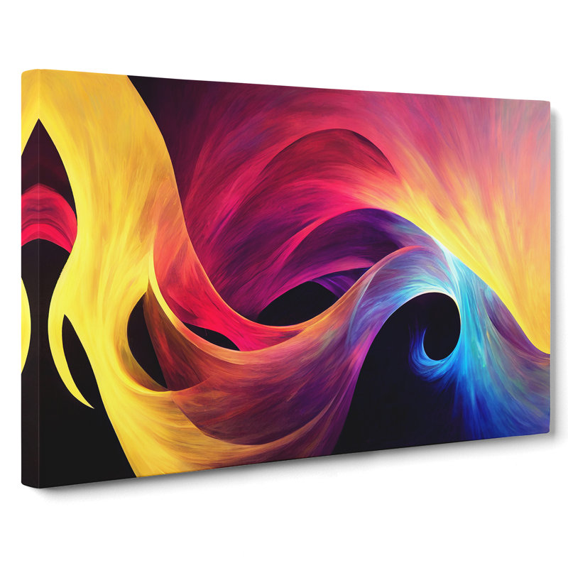 Beautiful Modern Abstract Art - Wrapped Canvas, 50cm H x 76cm W x 3cm D