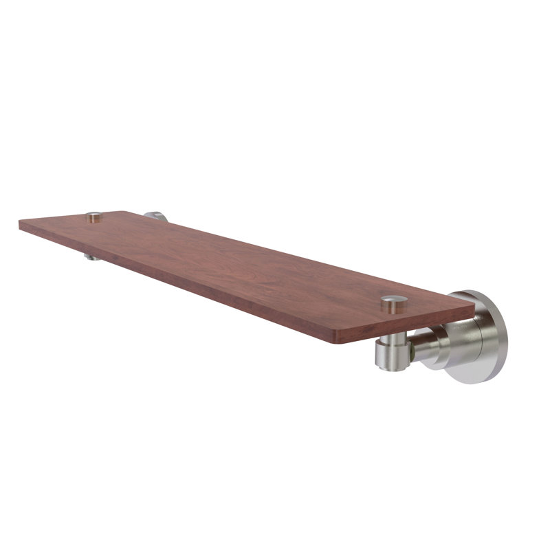 Arviso Accent Shelf, Satin Nickel, 2.5" H x 22" W x 5" D