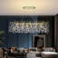 Lustre doré en forme de branche d'arbre de luxe, luminaire moderne en cristal de lustre, luminaire suspendu-619454872