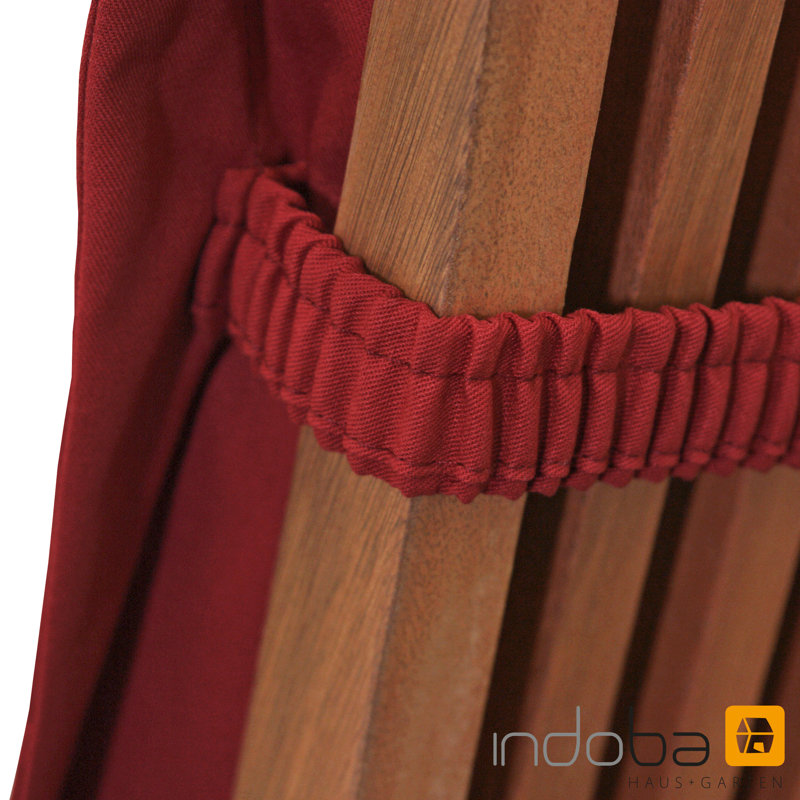 Premium Dining Chair Cushion, Red, 9 cm H x 50 cm W x 100 cm D