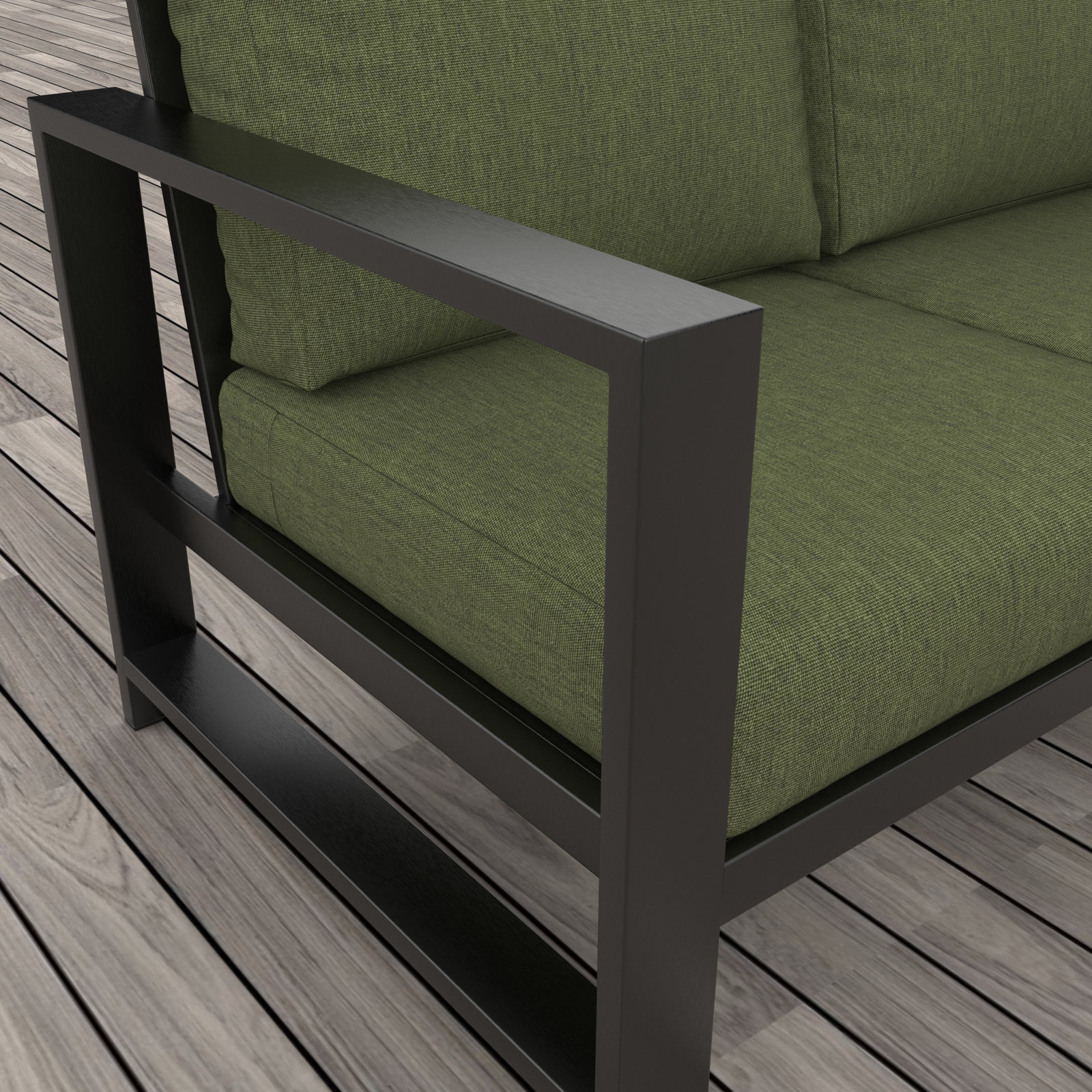 Dulcie 80" Sunbrella® Patio Sofa, Sunbrella Canvas Fern