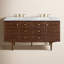 Amberly 60" Double Bathroom Vanity Base Only