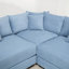 Canapé modulaire surdimensionné surdimensionné en nuage, canapé modulaire convertible, accoudoirs très larges avec méridienne, tissu velours côtelé de qualité supérieure, conception ergonomique, assemblage facile, pour le salon-114888062-121418091