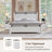 Nightstand  with Charging Station, w/Storage Space, with Groove Barn Door & Open Shelves for Bedroom-485516469