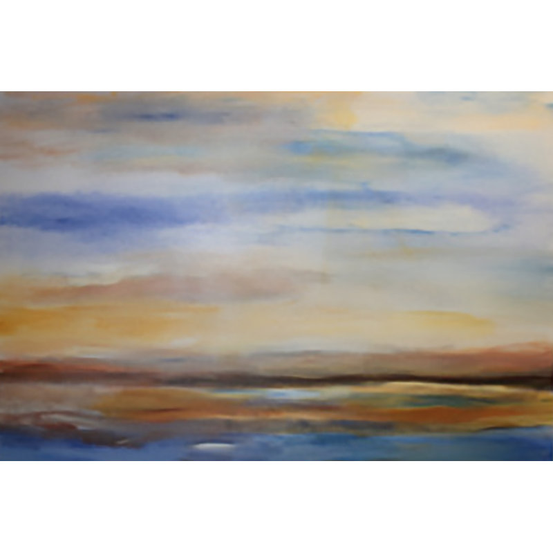 «Blue Seascape», peinture sur toile tendue