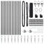 Vidaxl Fence With Posts PVC-Coated Steel-116797881-116797884