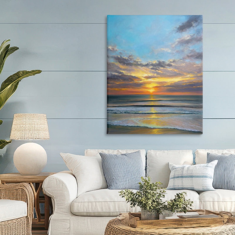 Toile équilibrée Serene Sunrise, design par Joanne Parent, H 48 po x l 36 po
