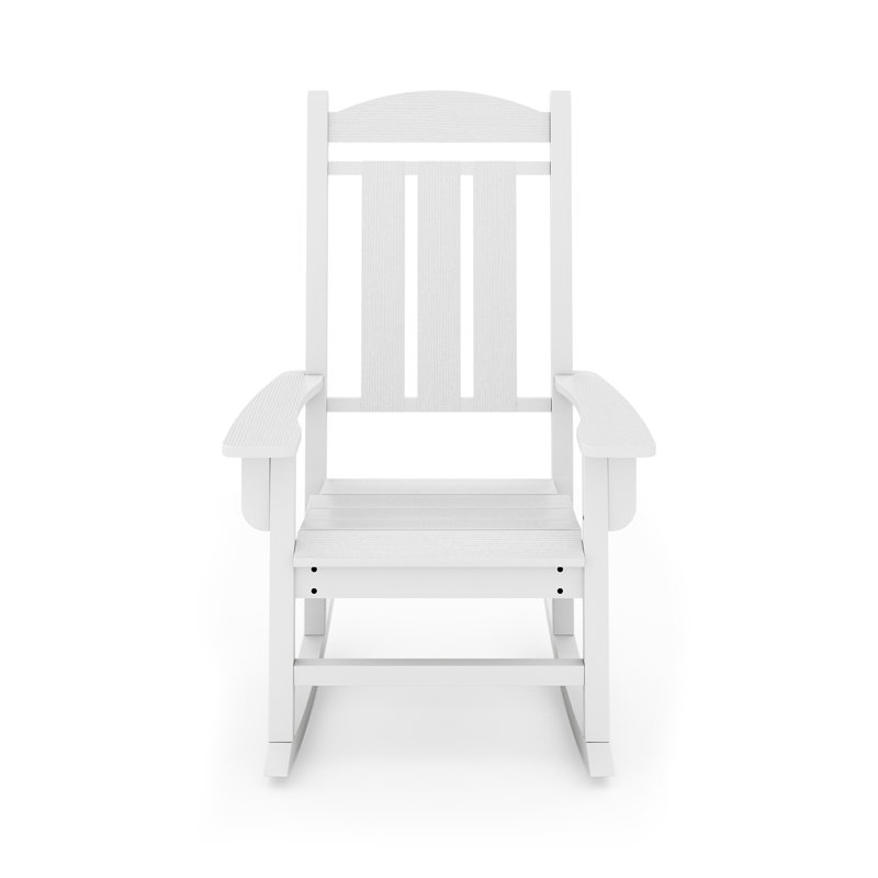 Fauteuil à bascule Traditional Porch, Blanc