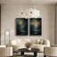 Art mural encadré, rétro, antique, classique pour chambre à coucher - 24 po x 36 po x 2 panneaux-230257516-230257518