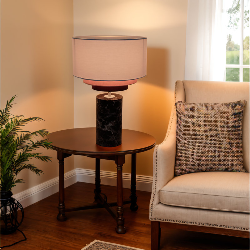 LOVE LETTER TABLE LAMP, Red, Red/White