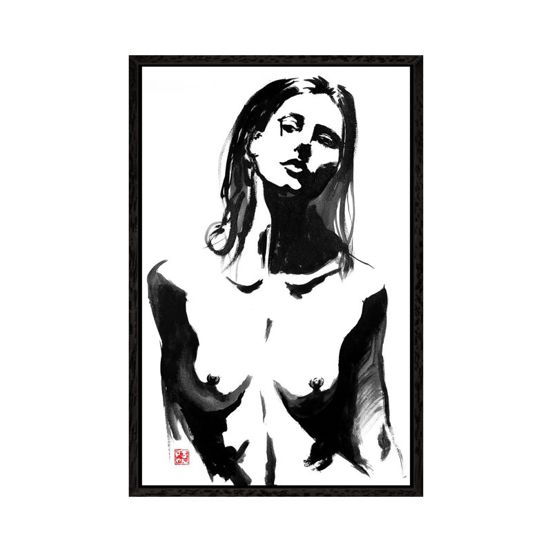 Teardrop by Péchane - Print on Canvas, Black Framed, 152.5 cm H x 101.5 cm W