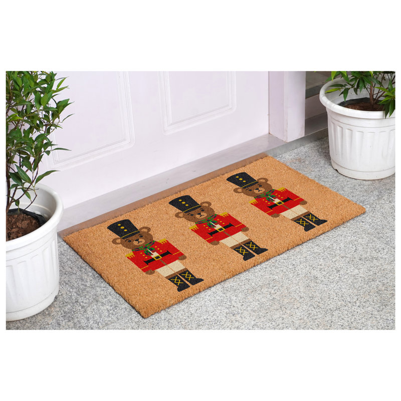Christmas Bear Doormat 17"x29"