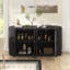 Buffet moderne de 63 po avec tablettes réglables-859808809