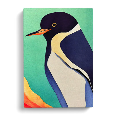 XC1022-1807X Delightful Penguin - Wrapped Canvas Print