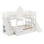 Lit superposé de style château double avec tiroirs, tablettes et glissoire-1460179795-1460179788