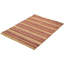 Tapis bourgogne foncé / beige en laine noué à la main